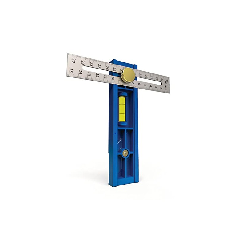 KREG Multi-Mark Scribing and Measuring Tool for Precise Measurements Blue
