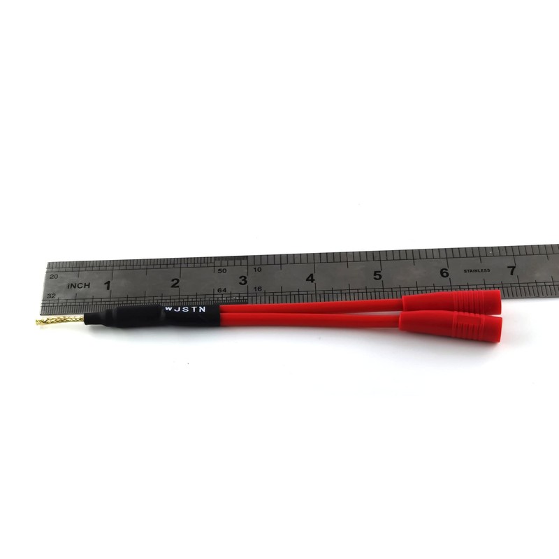 WJSTN Banana Plug Cable Braided Wire Banana Plug Splitter 1