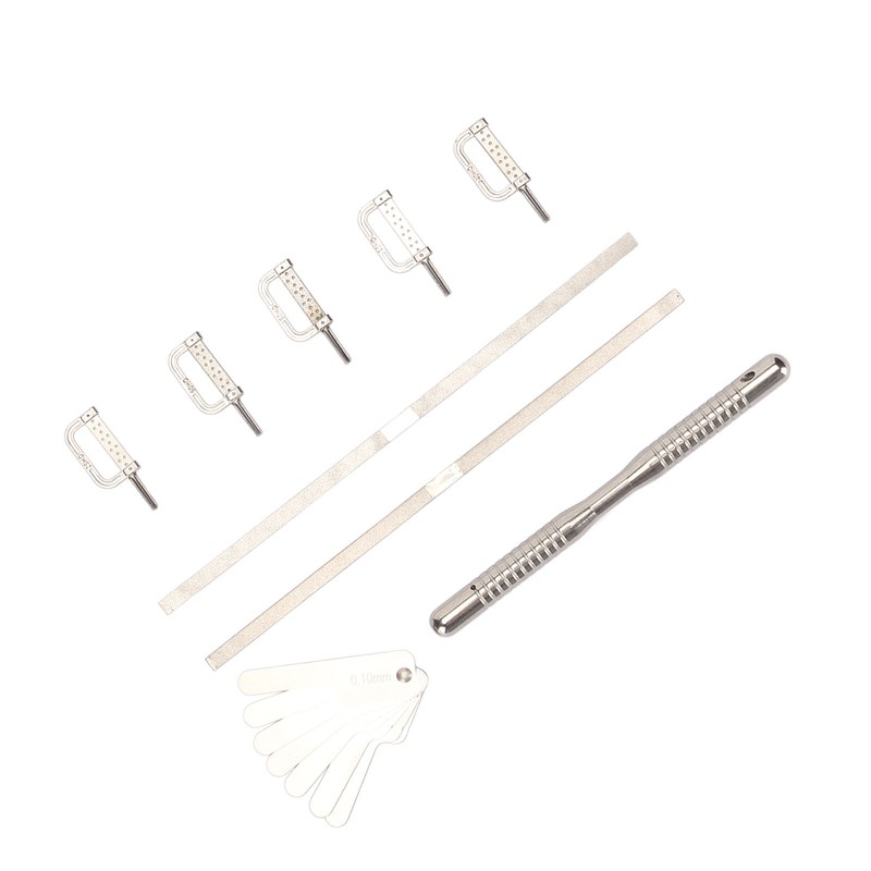 Interproximal Enamel Reduction Kit Dental Feeler Gauge Professional Portable Dental