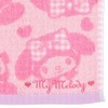Sanrio My Melody 801330 Hand Towel, Antibacterial and Odor Resistant,