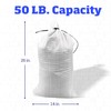 DURASACK Heavy Duty Sand Bags with Tie Strings Empty Woven