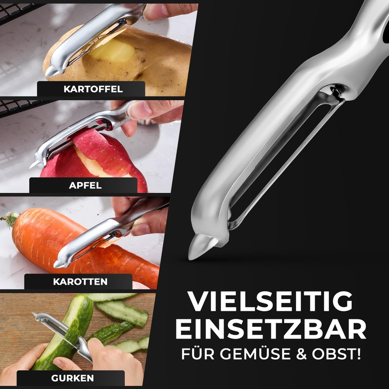 VALUXE® Premium Peeler with Sharp Stainless Steel Blade and Non-Slip