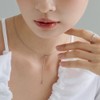 Gold&Deer 14KGP Shining Mash Ball Necklace Rose Gold / 골드앤디어