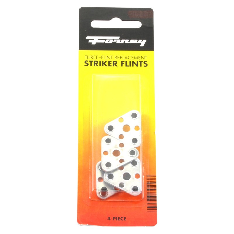 Forney 86104 Flints, Replacement, Triple Flint, 4-Pack
