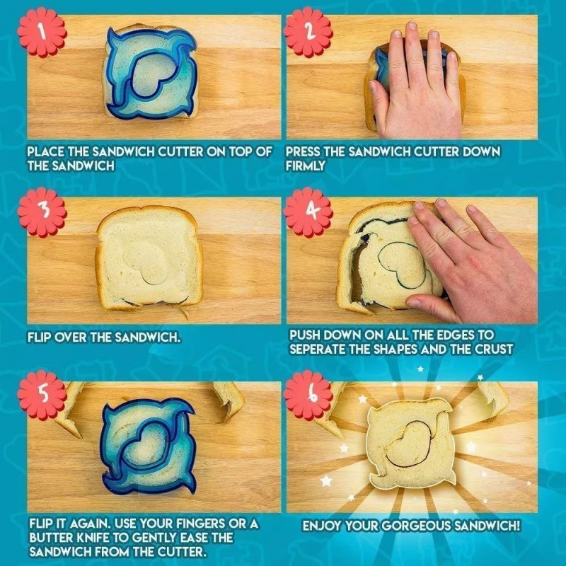 Dolores Kit Reposteria Pasteleria Sandwich Galleta Mold Acero Inoxid
