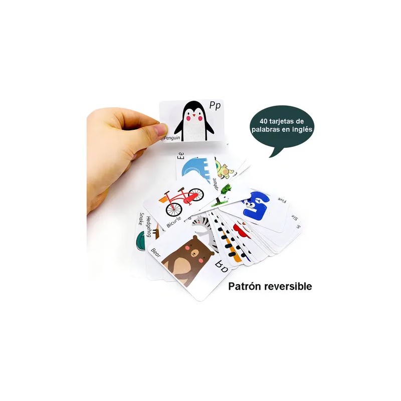 Regletas Magnéticas Montessori QITING Letras Inglés 248 Pzs Espuma EVA