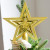 Dancepandas Christmas Tree Topper Star Christmas Tree Plastic Decoration