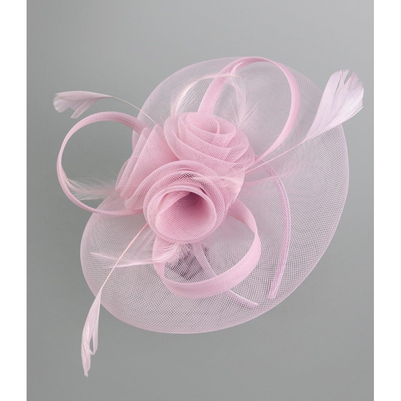 Unpifolov Fascinators Hats Flower Mesh Feathers Headband Girls and Women