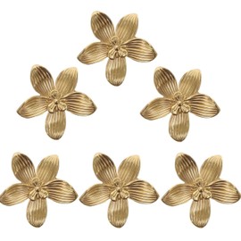 SYZOW Pack of 6 Furniture Knobs Gold Cabinet Knobs Dresser Knobs Brass Handles for Drawers Furniture Knobs Brass for Cabinet Doors and Dresser Drawers