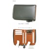 BlissLeather Premium Horse Leather Key Case, 6 Hooks, Card Slots,