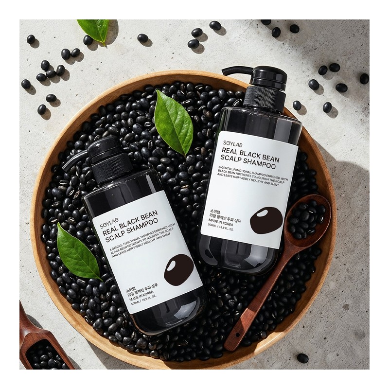 Soy Lab Scalp Shampoo × Ampoule Black Bean Intensive Care