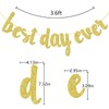 Best Day Ever Banner Hanging Garland for Wedding Decorations Bridal