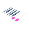 Blackhead Remover Tweezers Kit with Hot Compress Towel Clean Brush