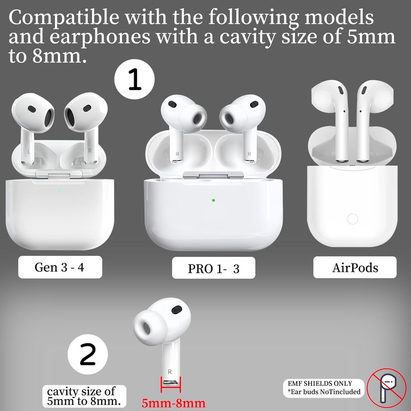 EMF Blocker for Headphones – Lab Tested EMF Shield Sticker