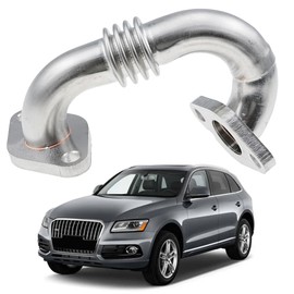 LEVANLIGHT EGR Exhaust Gas Recirculation Intercooler Turbo Pipe Compatible for Au di A4 A5 A6 Q5 V W Trans Porter Diesel Engine Replace# 03L131521J