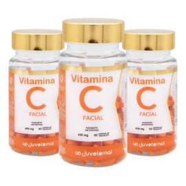 Juveternal Cpsulas Faciales Vitamina C Paquete 3 Pzas Momento de aplicacin Noche Tipo de piel Todo tipo de piel                                       