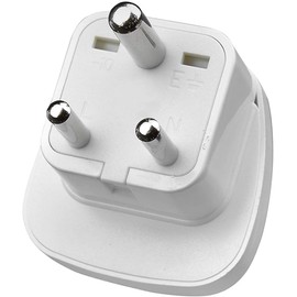 Gadgets Hut UK - 2 x UK to India Travel Adapter, 3 Pin Prong Plugs for Visitor from UK, Europe, USA, Australia to India (Pack of 2)