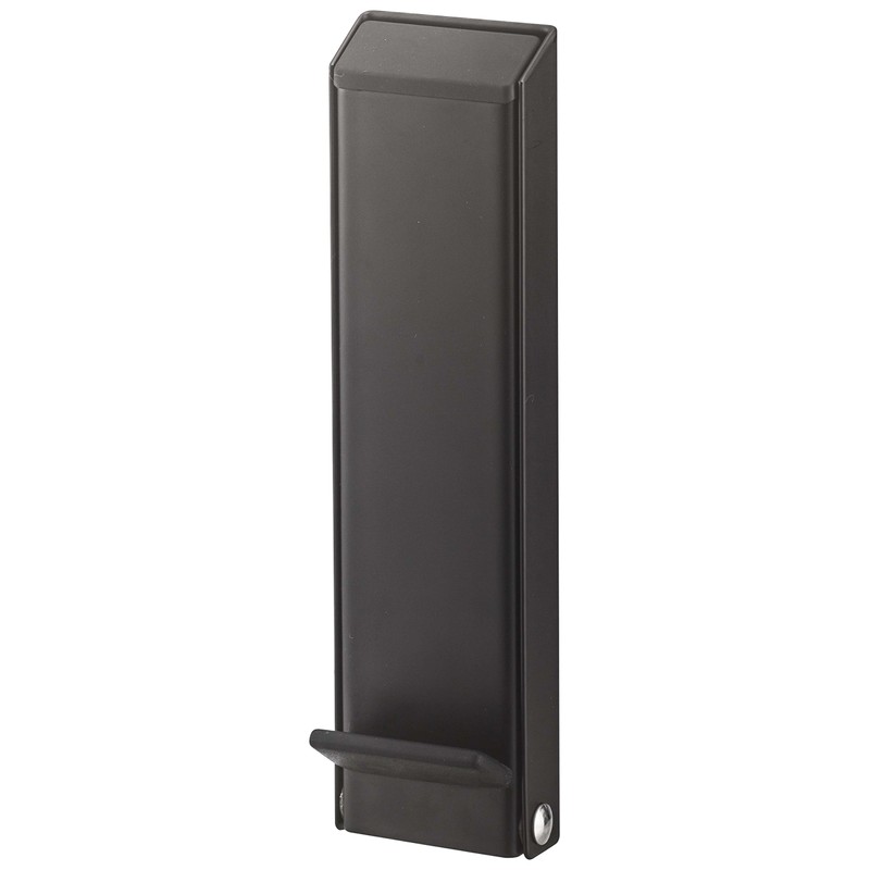 Yamazaki Industries 2487 Magnetic Folding Door Stopper, Black, Approx. W
