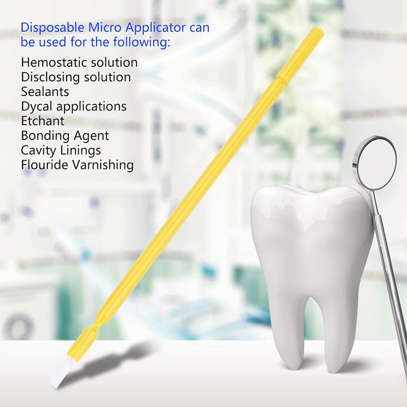 100 Pcs Micro Applicator Brushes, Micro Brush, Disposable Micro Applicator