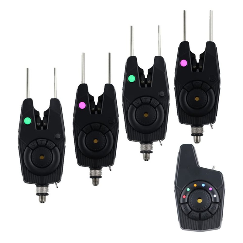 Rigtrip Carp Fishing Bite Alarm Set with Remote Receiver Indicator