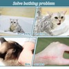 Cat Bathing Bag, Breathable Mesh Cat Shower Bag Anti Scratch