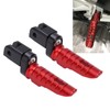 Motorcycle Front Footrests Aluminium Alloy Anti Slip Replacement for MV
