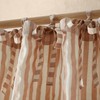 Pineapple Elephant Zanzibar Yarn Dyed Stripe 140x183cm Voile Curtain Panel
