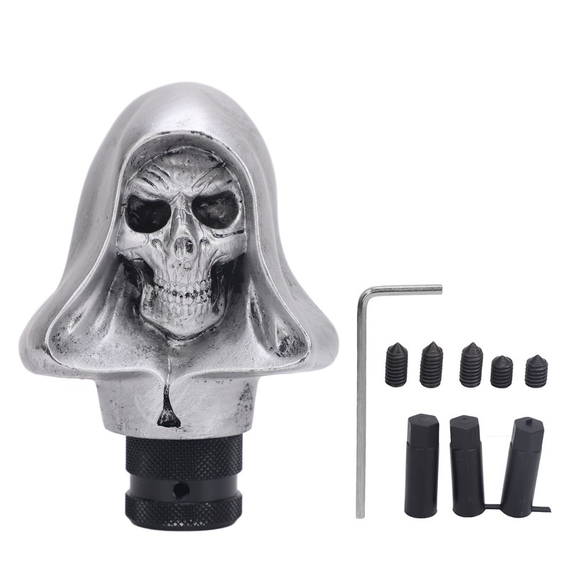 Skull Shift Knob Universal Resin Skeleton Head Gear Shift Knobs