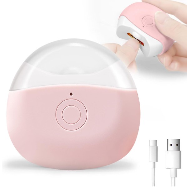 Electric Nail Clippers, Automatic Nail Clipper with 2 Adjustable Speeds,