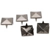 BORDSTRACT Rivets for Shoes, 100 Pieces Square Rivets, 15 mm