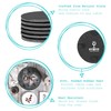 Argon Tableware Round Slate Coasters - 10cm - 6 Piece