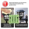 QBLPOWER Ni-CD AA 800mAh 1.2V Rechargeable Battery for Solar Outdoor