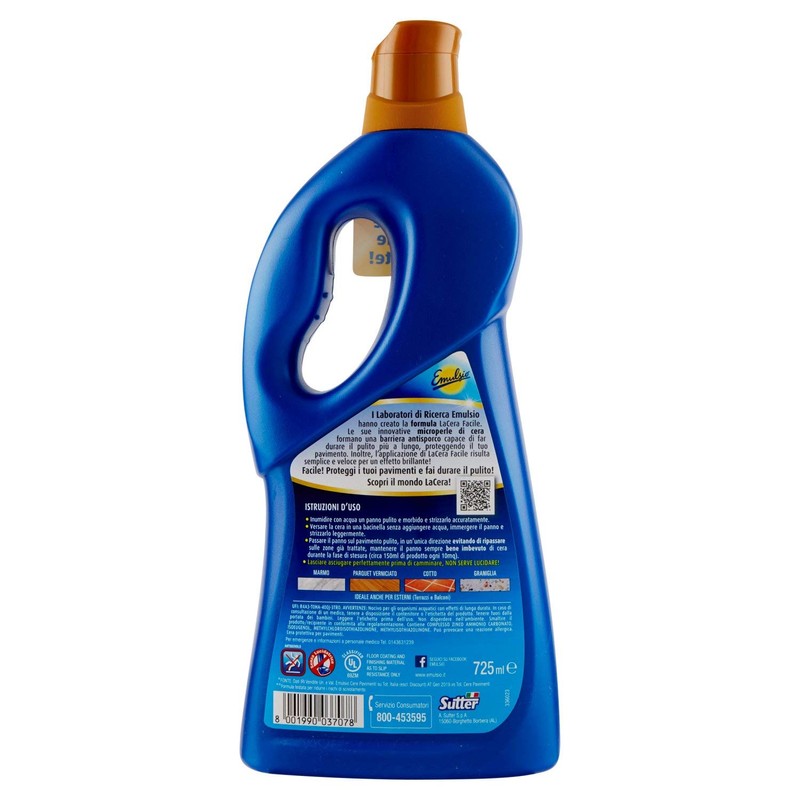 EMULSIO N CERA PROFUMATA PROFUMATA 725 ml ALL PAVIMENTS