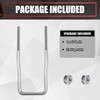 VIAGL U-Bolt Trailer Spare Tire Bracket, Spare Tire Carrier Galvanized