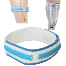 Catheter Holder Urinary Drainage Bag Leg Band, Band Straps for Easy-Tap Leg Bag, Anti Slip Foley Catheter Leg Strap, 23.6” Long x 2" Wide (1 Pack)