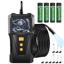 EAHSAP Endoscopio Industrial con 2”Pantalla IPS de Alta Definición,Tubo de 2 M,Impermeable IP67,Boroscopio para Inspeccionar el Interior de Automóviles,Tuberías y Equipos Diversos