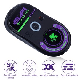 Hyekic G PRO X Superlight Gaming Mouse Feet-Fastest, Smoothest and Durable Glass Mouse Feet Skates Upgrade Kit (Purple)