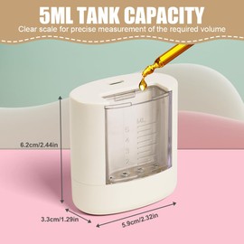 ACWOO 2 in 1 Electric Scalp Massage and Hair Oil Applicator Bottle, Portable Head Massager Scalp for Hair Growth, 3 Modes Scalp Oil Applicator Hair Oiling Dispenser with Roller Ball for Hair Treatment