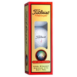 TITLEIST HVC SOFT DISTANCE Golf Balls 12 Pieces Distance & Softball 1HVSD-J White