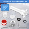 Four in One Tub Spout Adapter, Bathtub Faucet Spout Adapter