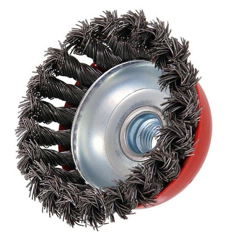 Dapetz ® Twist Knot Wire Wheel Cup Brush 85mm M14