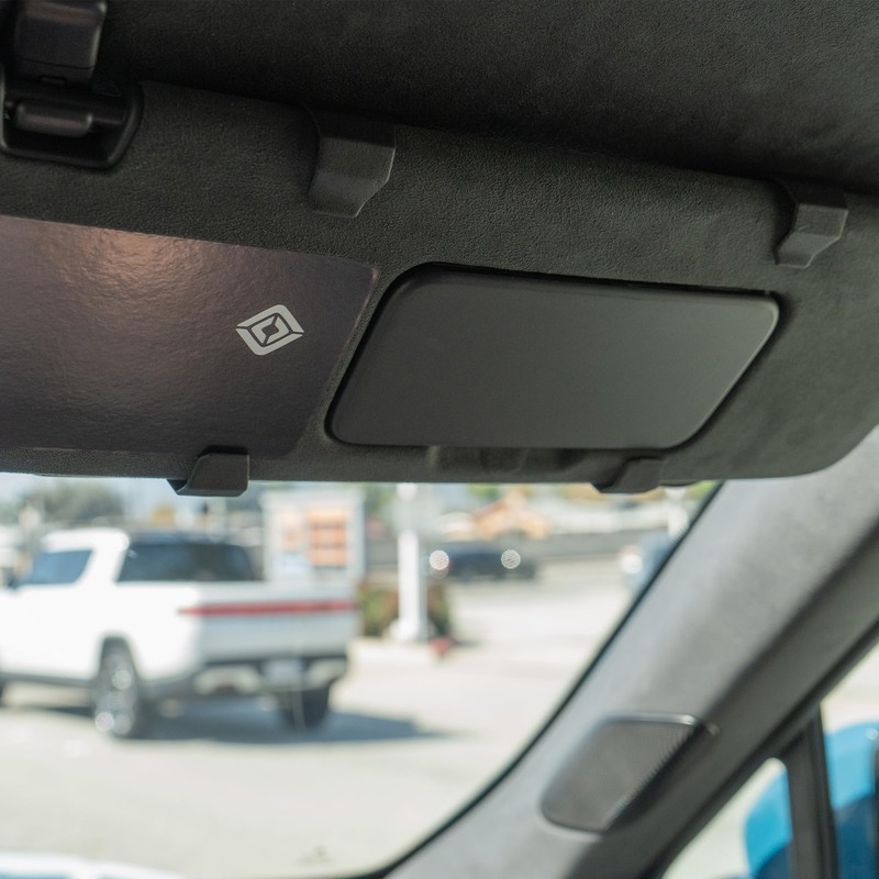 Sun Visor License Plate Mount (Universal Fit) No Drill, No