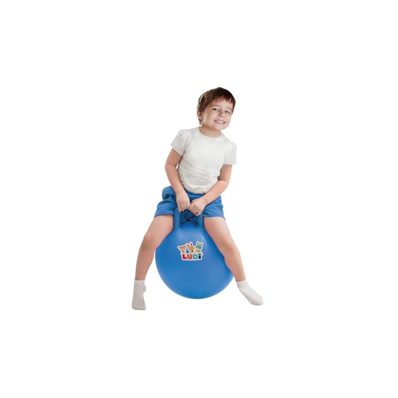 Ludi 2781 - Pallone Salto, 45, cm Blu
