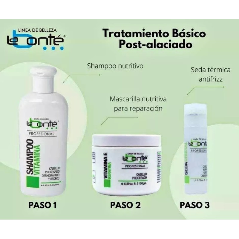 Labonté Shampoo Vitamina 250ml + Vitamina E Con Keratina 150ml
