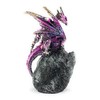 Ain't It Nice Dragon Statue Rock Faux Geode Cavern brillante