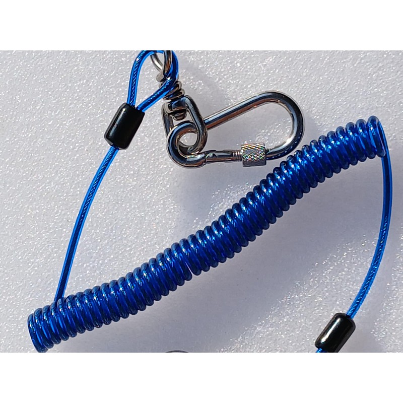 BBI Tethered Tools Safety Lanyard Coil Spring Wire Tool Lanyard