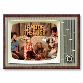 LAND OF THE LOST TV Classic TV 3.5 " x 2.5 " Steel Cased FRIDGE MAGNET