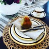 Patiently Waiting Canion biennaburu- 9672 Vienna Blue Meat Plate