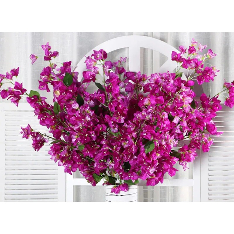 TENDER LIHOME Rama Bugambilia Vara Decoración Flores Artificiales 1.2 Mts