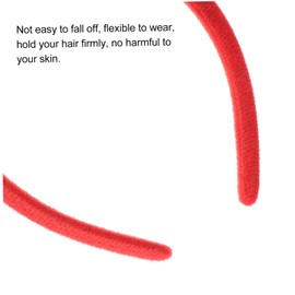 Healeved 2Pcs Heart Headbands for Women Festive Valentine's Day Party Hoops Costume Accessories for Weddings and Celebrations Bright Durable Design